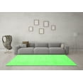 thumbnail image 3 of Ahgly Company Indoor Rectangle Abstract Green Modern Area Rugs, 6' x 9', 3 of 4