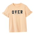 thumbnail image 3 of Camiseta de mujer con cuello redondo, camiseta básica, camisetas de verano para vacaciones, desplazamientos, calle, playa, trabajo L, 3 of 8