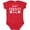 Red, variant on Inktastic Dad's Cricket Buddy Boys or Girls Baby Bodysuit