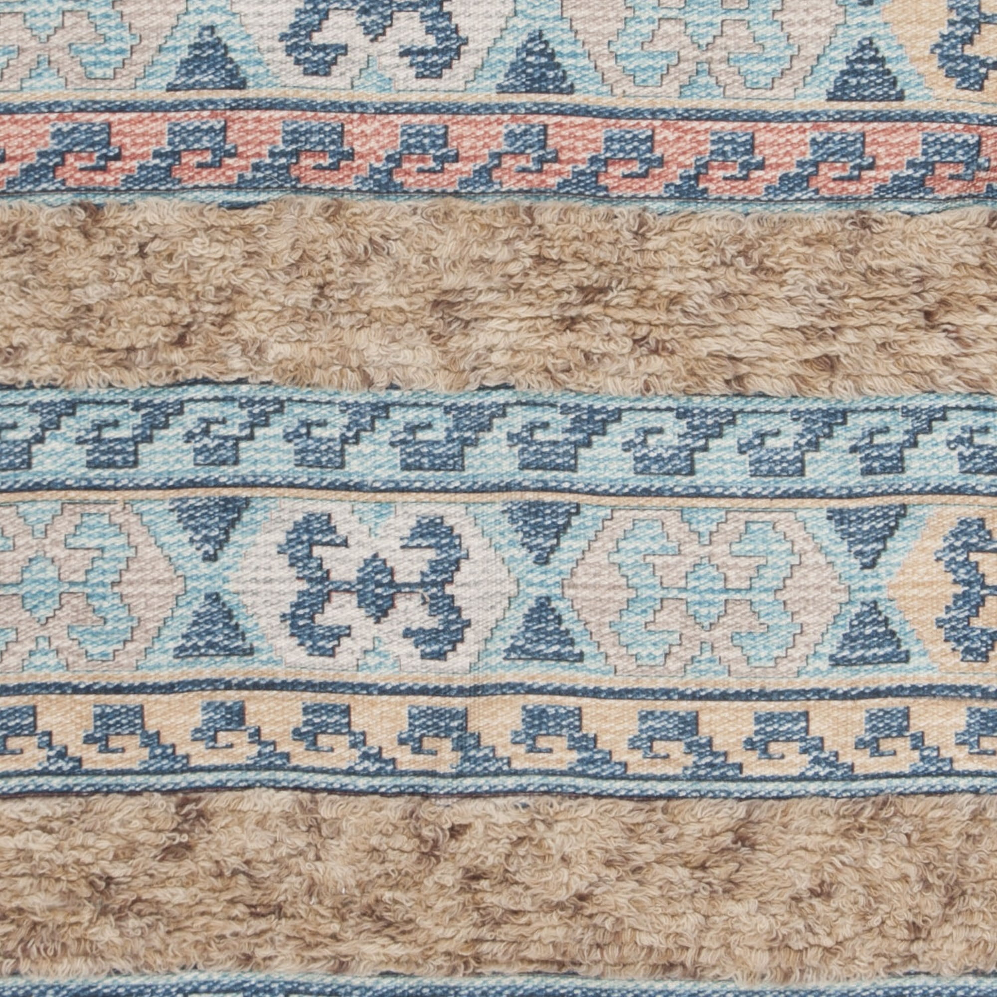 Safavieh Handmade Saffron Liliya Modern Tribal Cotton Rug 4' x 6' 4' x 6' Indoor
