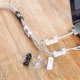thumbnail image 1 of Black Cable Clamp64 Pieces of Cable Clamps, Cable Holder with Adhesive Base, Desktop Cable Clamp Set, Power Cord, 1 of 4