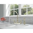 thumbnail image 2 of Delta Cassidy Two Handle Kitchen Faucet with Spray, Venetian Bronze, 2 of 2
