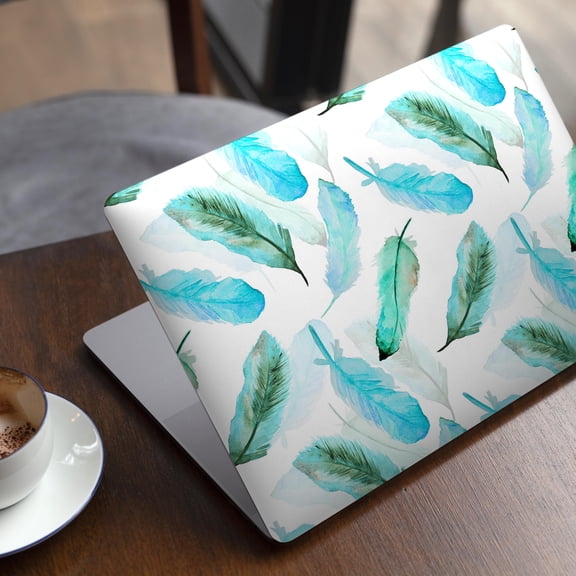 DesignSkinz Feathery Watercolor Full-Body Skin Decal Wrap Cover for MacBook 12" Retina (A1534)