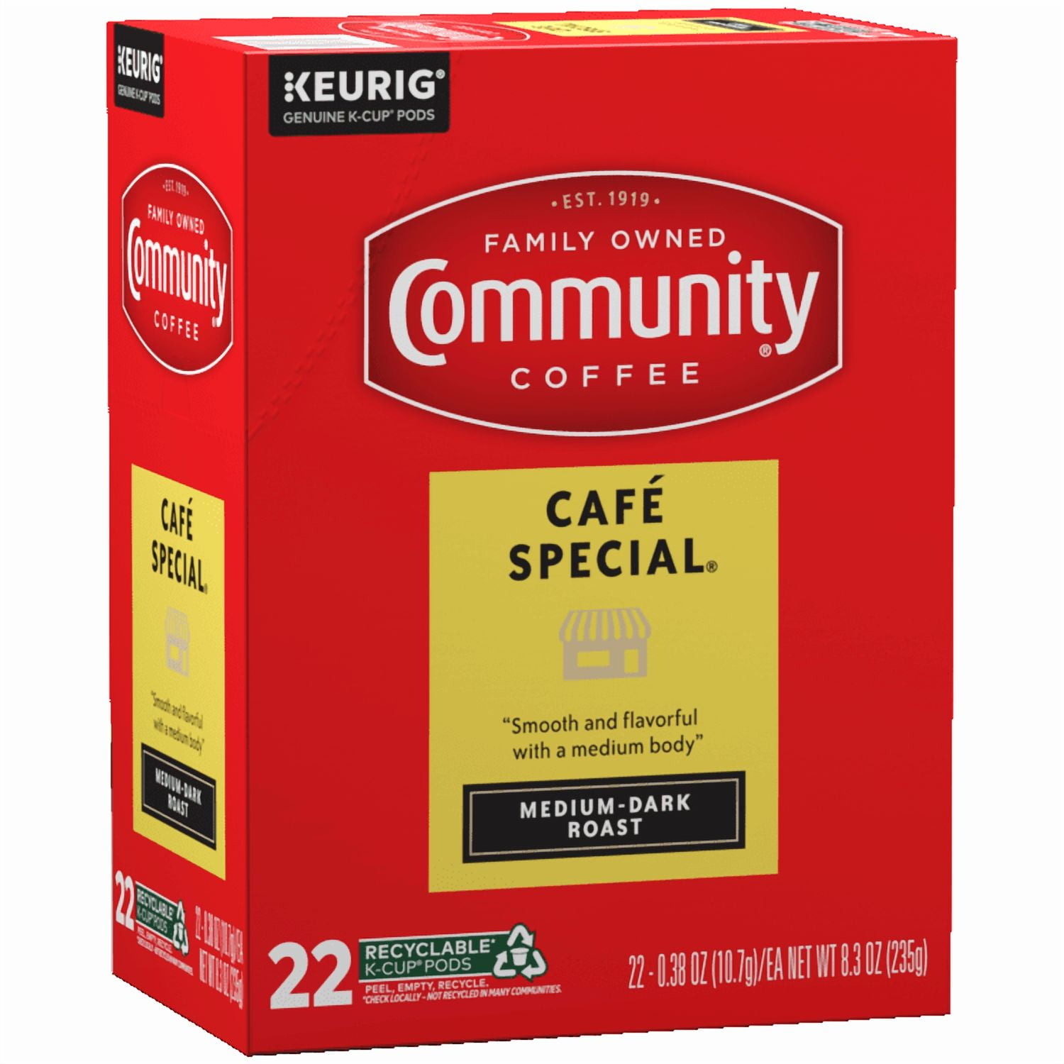 Community® Coffee Café Special Coffee Single-Serve Cups 22 ct Box