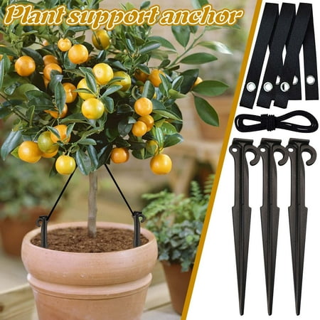 

7.87 Inch Plant Support Bracket Tree Plant Garden Stump Fixed Support Kit