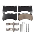 thumbnail image 3 of Detroit Axle - Front Ceramic Brake Pads for 2008-2014 Lexus IS F, 2018-2021 Subaru WRX STI, Ceramic Brake Pads with Hardware 2009 2010 2011 2012 2013 2019 2020 Replacement, 3 of 7