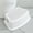 Gray, variant on Toilet Stool Squatting Poop Stool Bathroom Potty Step Stool Toilet Assistance Steps Step Stool Fits All Toilets Detachable Stackable