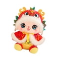 thumbnail image 4 of Peluche de serpiente chino 2024, muñeco de peluche de serpiente de peluche para decoración, muñeco de serpiente de año Nuevo para suministros de Rojo, 4 of 8