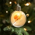 thumbnail image 6 of Christmas Ball Ornaments 1 Pcs - 3 inch Large Shatterproof Christmas Balls, Light Bulb Decorations Indoor, Exquisite Holiday Party Hanging Ornaments for Xmas Tree, Wreath, Vines, Multicolor, 6 of 8
