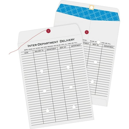 Quality Park Interoffice Envelopes Quality Park White Kraft Inter-Office Envelopes, 10