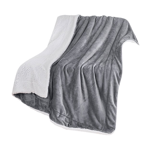 Mantas Cálidas para el Invierno, Manta de Lana de Flanela de Doble Capa 127x152cm, Acogedor Peluche Infantil, Mantas Gruesas para el Invierno