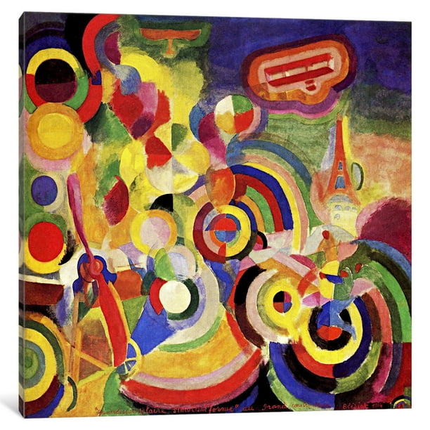 iCancas Homage to Bleriot Gallery Wrapped Canvas Art Print