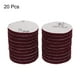 thumbnail image 3 of Uxcell 20 piezas de almohadillas de fregado 400 granos 4" cepillo de potencia con gancho y bucle disco de acondicionamiento de superficie, rojo, 3 of 6