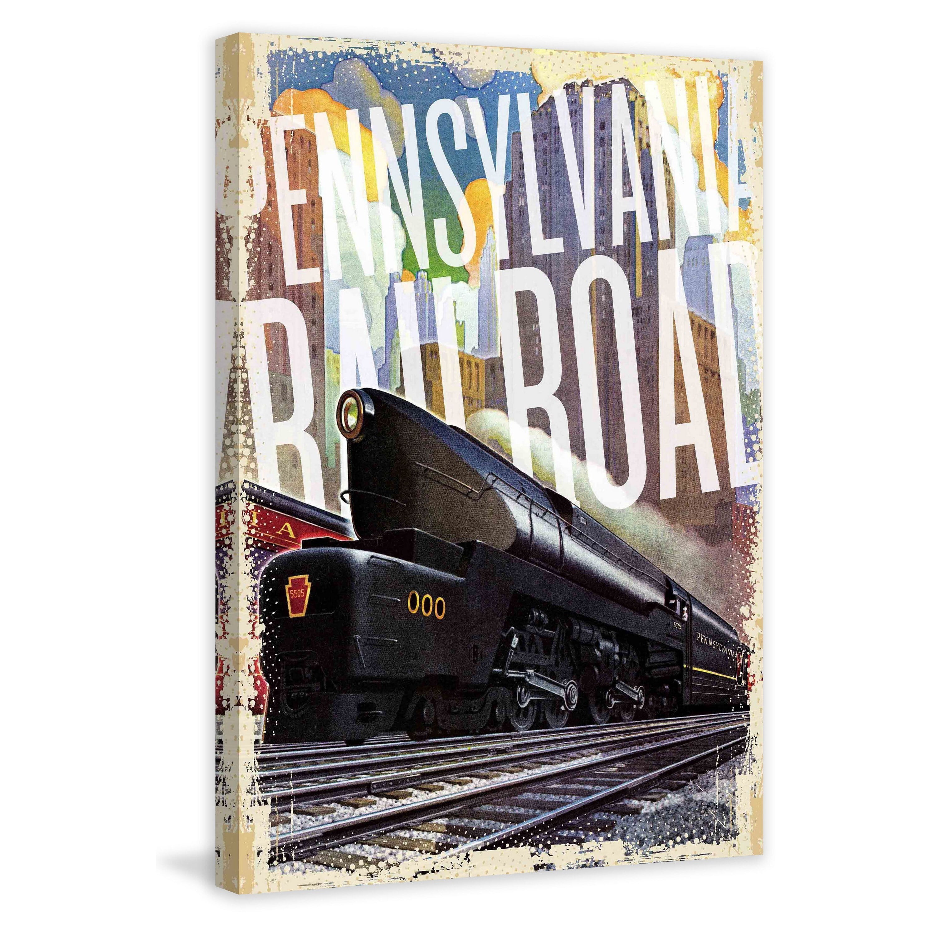 Marmont Hill "Pennsylvania Railroad" Painting Print on Canvas