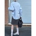 thumbnail image 5 of Women'S High Waist A-Line Skirt Casual Skirt Gray L, 5 of 9