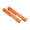 Orange, variant on Two Piece Compact Laptop Stand Notebook Supports in Printed Build for Home Desk and Study Tables