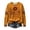 Yellow, variant on Women's Cozy Halloween Graphic Pullover Crewneck Sweatshirt for Autumn