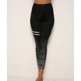 thumbnail image 3 of Pantalones de yoga elásticos de cintura alta con doble aro y estampado bronceado, de estilo europeo y americano, ajustados a la cadera para fitness, para mujer, 3 of 5