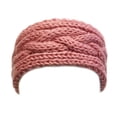 thumbnail image 4 of Wrapables® Thick Cable Knit Headband for Teens and Girls, Congo Pink, 4 of 4