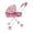 Cat pattern, variant on Siruishop Doll Stroller Accessory Simulation Pushchair Toy for Outside Role Play Party Star pattern