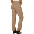 thumbnail image 2 of Lee Womens Solid Secretly Shapes Straight Leg Pants 16W Short, 2 of 2