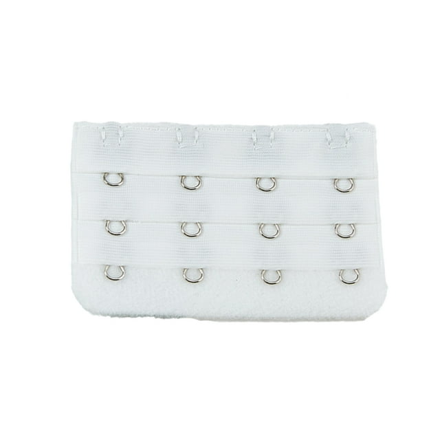 Minnieouse Correa de extensión Extensores de sujetador Hebilla 4 Gancho Sujetador Longitud Íntimos Punto Reemplazo Gadgets 3 Filas Ropa interior Ropa, zapatos y accesorios Miscelánea blanco