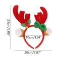 thumbnail image 3 of PRETXORVE Christmas Decorations, Christmas Ornaments, Christmas Decorations for Adults and Children, Deer Antler Headbands, Fabric, Christmas Gifts, 3 of 8