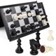 thumbnail image 1 of Juego de ajedrez magnético, tablero de ajedrez de plástico de 25 x 25 cm, tablero de ajedrez de viaje plegable con fichas dobles, juguetes Juego de ajedrez, juegos tácticos de lógica educativa para n, 1 of 5