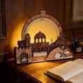 thumbnail image 2 of weibbin Wooden Easter Ornament Carved Tabletop Decor for Holiday Home Shelf Display Gift, 2 of 4