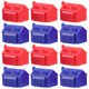 thumbnail image 3 of 40 piezas de repuesto para juegos de hotel, miniaturas de plástico, casas de hotel, piezas de juego de mesa, accesorios complementarios para niños y adultos, azul y rojo., 3 of 6