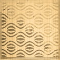 thumbnail image 1 of Ahgly Company Indoor Square Solid Brown Modern Area Rugs, 7' Square, 1 of 4