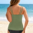thumbnail image 5 of Two Piece Swimwear High Waisted Tankini Top With Swim Shorts Plus Size Swimsuits plus Size Leopard Swimsuits Womens Bathing Suits plus Size Shorts Swimsuit with Underwire Bra Womens Swim Shorts Small, 5 of 5