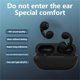 thumbnail image 4 of Auriculares Yesnero, NeroLabs, Showerbuds, Showerbuds impermeables, Bash, de conducción ósea, deportivos con cancelación de ruido y Bluetooth 5.3 (blancos), 4 of 6
