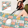 thumbnail image 6 of Yayeee Faucet Mat for Kitchen Sink 14.7" Diatomite Long Splash Guard Pad, Daisy Mosaic, 6 of 7