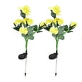 thumbnail image 4 of Light 2PCS 6LED Solar Rose Light Waterproof Flower Light Landscape Garden Lawn Decoration Light for Courtyard, 4 of 8