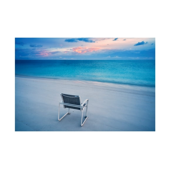Dennis Frates 'Beach Chair' Canvas Art