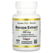California Gold Nutrition Bacopa Extract, 320 mg, 30 Veggie Capsules