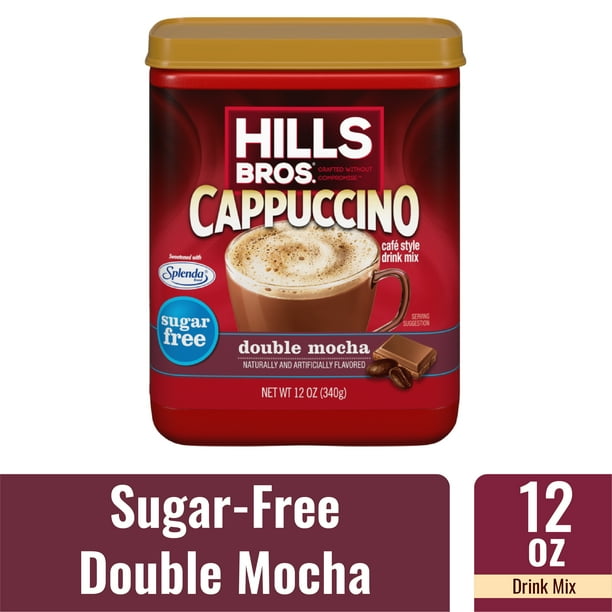 Hills Bros.® Instant Cappuccino SugarFree Double Mocha Coffee Mix, 12