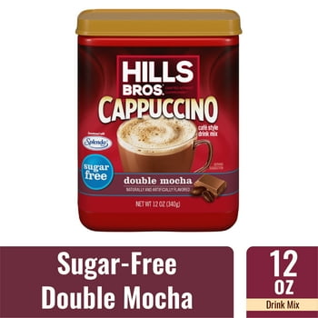 Hills Bros. Sugar-Free Instant Cappuccino Mix, Double Mocha 12 Ounce (Pack of 1)