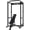 Black with Black Bench, variant on RitKeep Fitness RMAX 2250 Squat Power Rack, 1200 lb Capacity, 14 Adjustable Heights