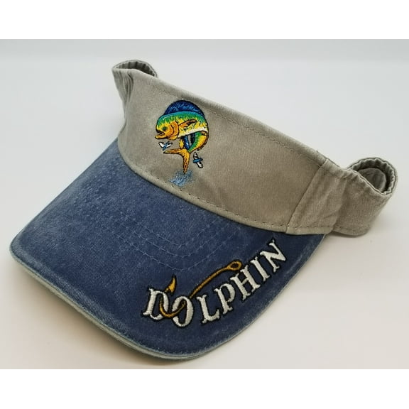 Just Hook 'Em Dolphin Visor Hat