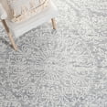 thumbnail image 6 of SAFAVIEH Metro Alaois Medallion Runner Rug, Grey/Ivory, 2'3" x 8', 6 of 8