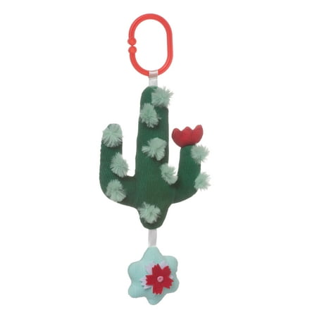 Manhattan Toy Cactus Garden Rock + Rattle Bpa-Free Baby Toy with Chime