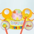 thumbnail image 4 of Kids Electronic Musical Instrument Piano Learning Toy Keyboard w/ Multiple Sounds  Lights  Microphone  Stool, 4 of 6