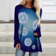thumbnail image 1 of Ichuanyi liquidación mujer camisas casuales de manga larga estampado de cuello redondo tops sueltos ICHUANYI WER202308210657, 1 of 5