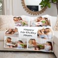 thumbnail image 4 of Personalised Gifts for Women and Men, Personalised for Adults, , Custom Blanket with Photos, for Birthday, Christmas, 4 of 6