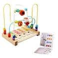 thumbnail image 4 of Juego Juego lógico Juego de clasificación de colores Tableros de actividades Juguetes de desarrollo Montessori Bead Maze Toy Juguete educativo para el hogar Interior Estilo A SM SunniMix juguetes de laberinto de cuentas, 4 of 7