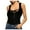 Black, variant on Women Summer Tops Womens Sexy Summer Sleeveless Shirts Button Down Tank Tops Top Cleavage Camisole for Women plus Size 2x Girl Crack Business Casual Clothes Zip up Top Bright Bodysuit for Dark Gray