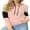 Pink, variant on ppyoung Women's Casual Drawstring Pullover Long Sleeve Workout Sweatshirts Color Block Hoodie Sweatshirt With Pockets