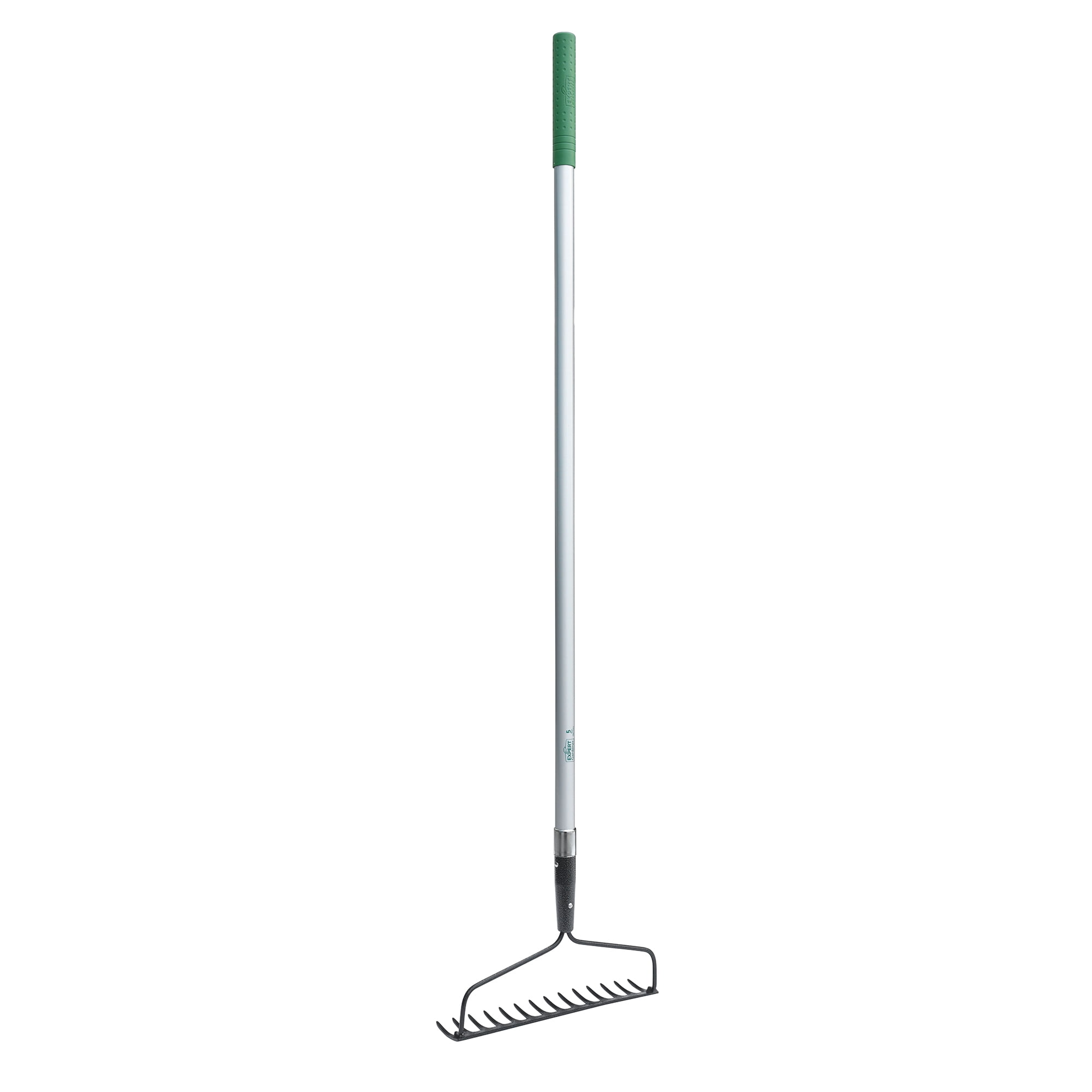 Expert Gardener Fiberglass Bow Rake with Comfort Grip and 14-Tine Design